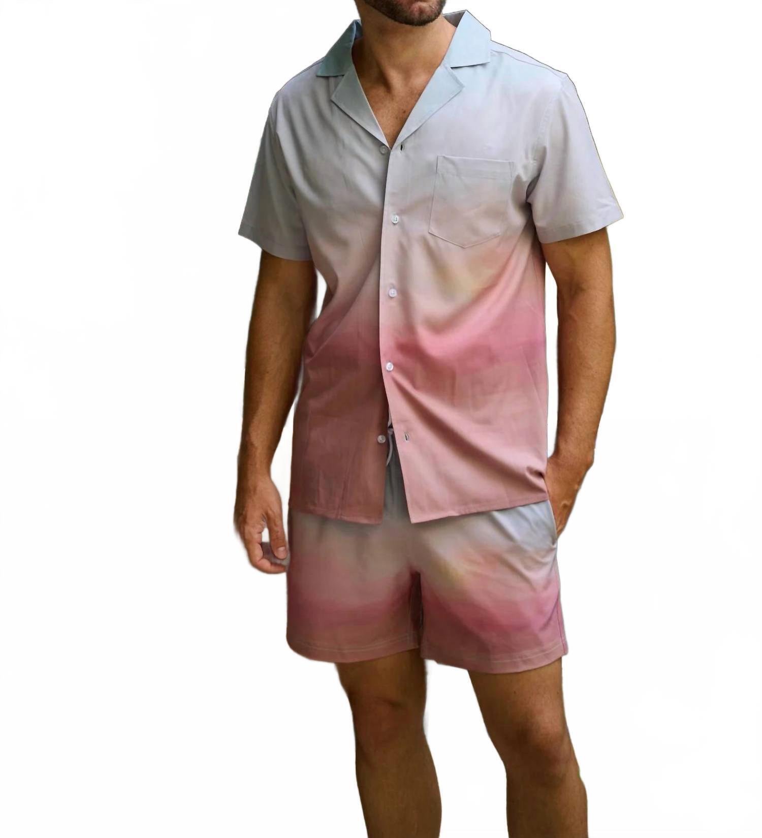 New Mavrans Men's Sunset Weekend Shirt In Blue — image 3 of 3